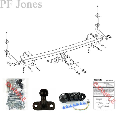 Oris towbar for fiat - towbar,