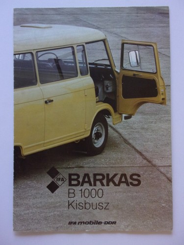 Barkas b1000 minibus orig - minibus, 1985