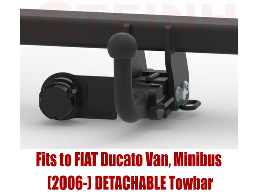 Detachable tow bar for fiat - detachable,