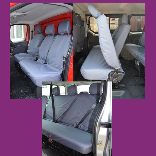 Grey waterproof seat - seat, covers