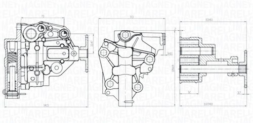 Oil pump for - oil, acura