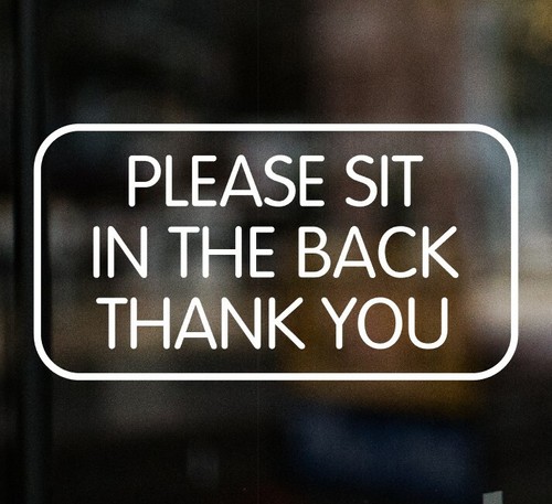 Please sit the back - back, vinyl