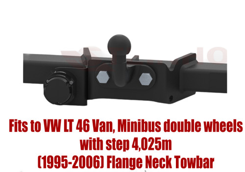 Flange neck tow bar - tow, for