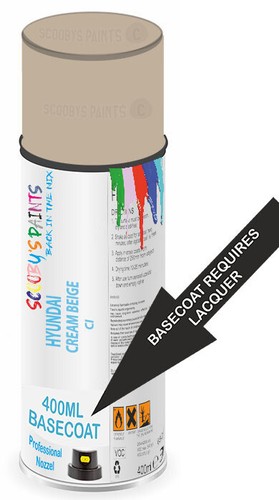 Basecoat aerosol for hyundai - basecoat,