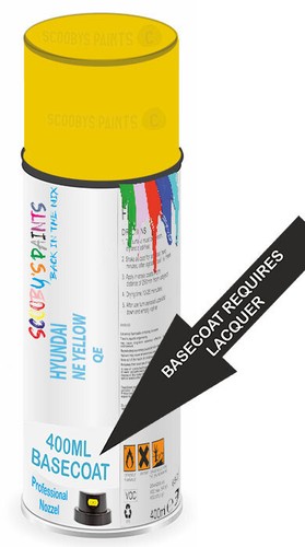 Basecoat aerosol for - basecoat, hyundai