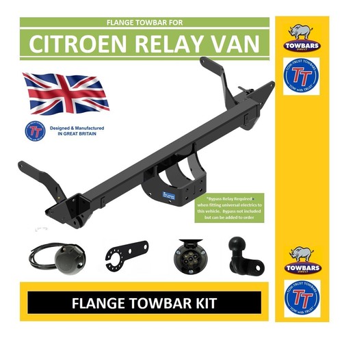 Flange towbar for - for, citroen