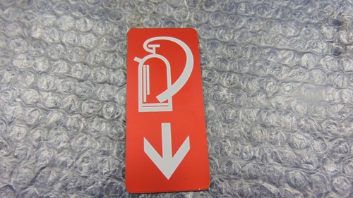 Fire extinguisher plate - fire,