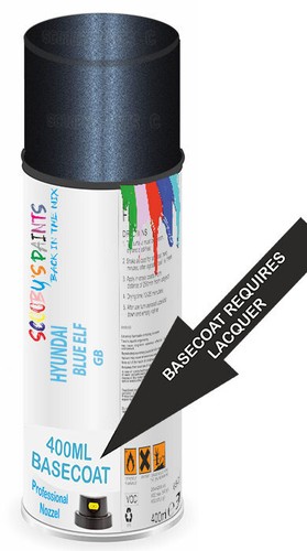 Basecoat aerosol for hyundai - for,